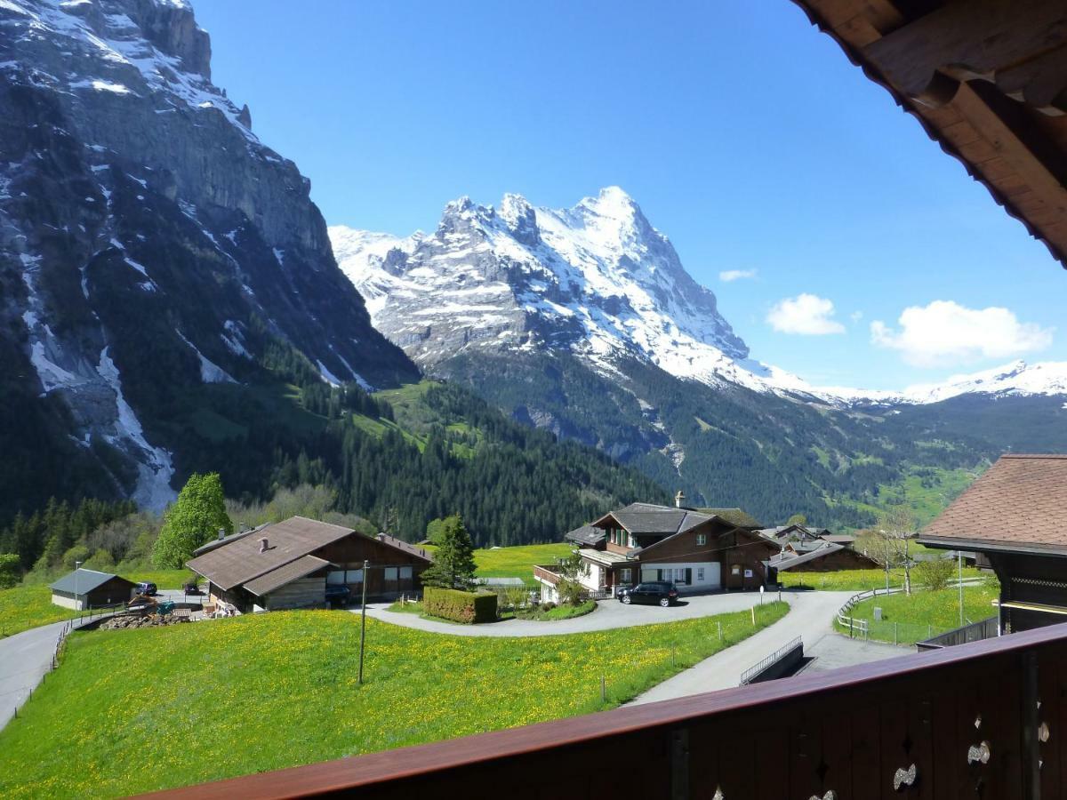 Chalet Verbrunnenhaus Grindelwald Apartment Bagian luar foto